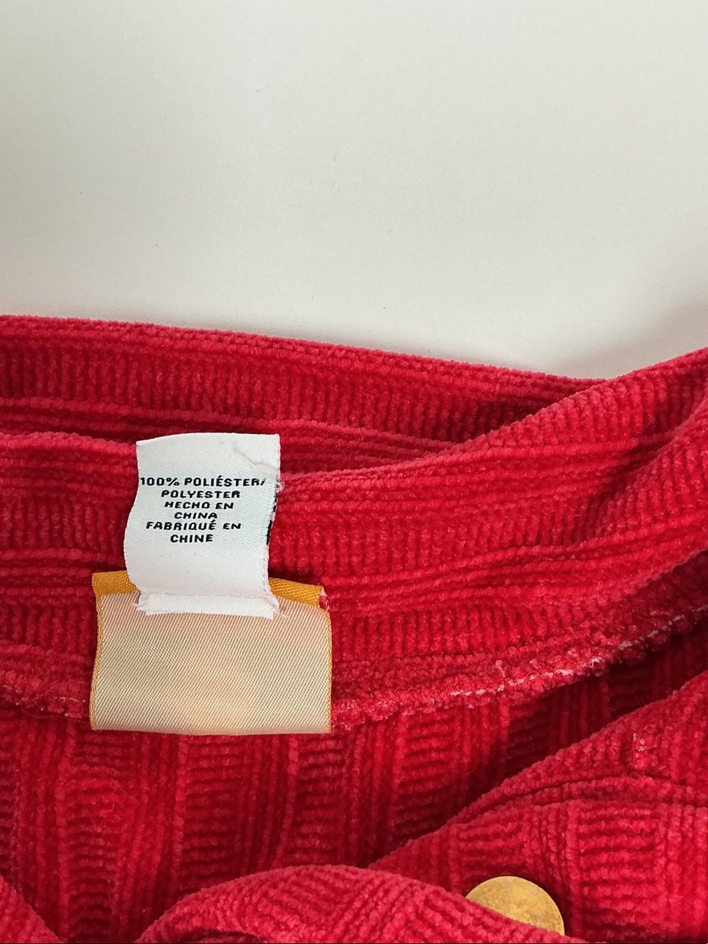 Ruby Rd. Red Corduroy Button-Front Long-Sleeve Top - Picture 5 of 6
